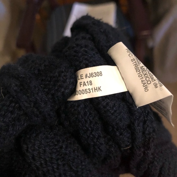 Jcrew navy ribbed cotton open sweater - Picture 8 of 8